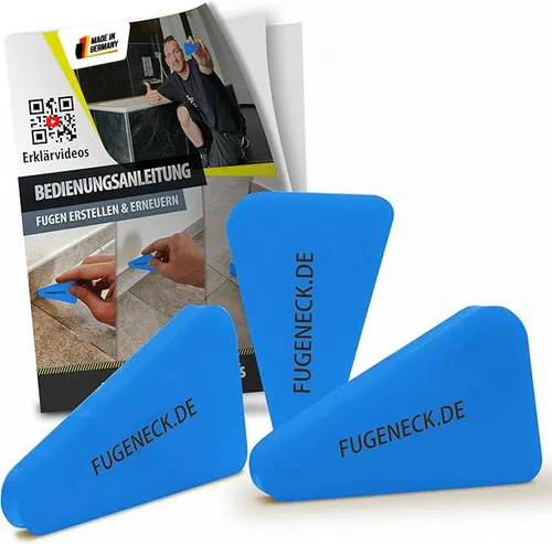 FUGENECK® 3er Set Profi Fugenabzieher Silikon-Acrylfugen leicht gemacht!
