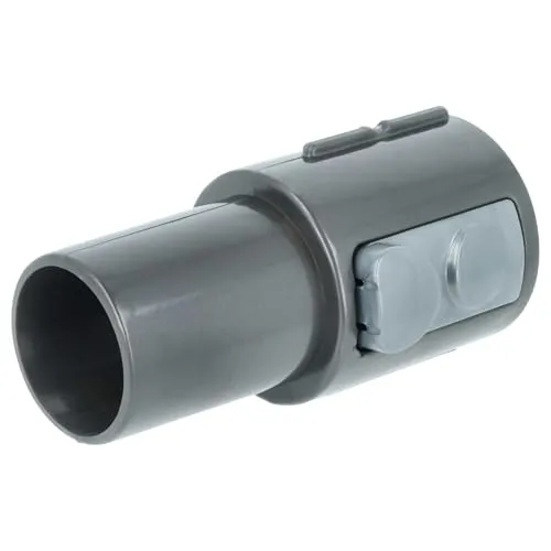 vhbw Staubsauger Adapter auf 32mm Zubehör Anschluss kompatibel mit Dyson Big Ball Absolute 2 - rot/dunkelgrau, Kunststoff