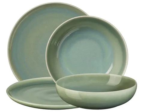 ASA SELECTION Tafelservice SAISONS Tafelset agave 4tlg in grün von ASA