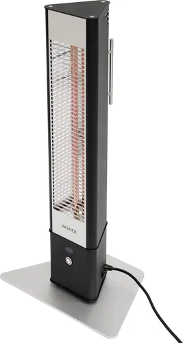 VASNER HeatTower Mini Mobiler Heizstrahler 1500 W Schwarz in schwarz von VASNER