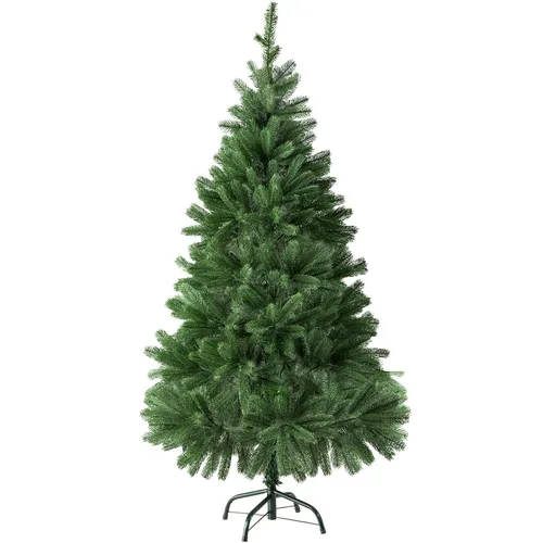 TecTake Künstlicher Weihnachtsbaum 140 cm mit Metallständer