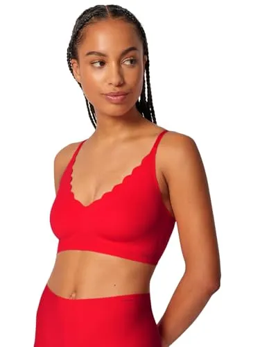 Skiny Damen Bustier mit herausnehmbare Pads Micro Essentials 084272 Gr. 42 in high Risk red
