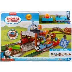 Thomas & Friends Motorisierte Spielzeugstrecke mit Fässern von Fisher-Price