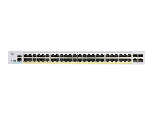 Cisco Business 350 Series CBS350-48FP-4G Managed Switch - 48-Port Gigabit Ethernet - Netzwerk-Switch mit 48 LAN-Anschlüssen, ideal für Unternehmen, bietet hohe Leistung und Flexibilität für anspruchsvolle Netzwerkanforderungen.