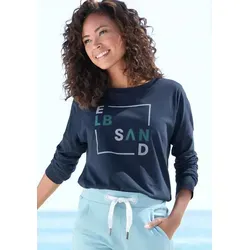 Elbsand Langarmshirt mit Frontdruck