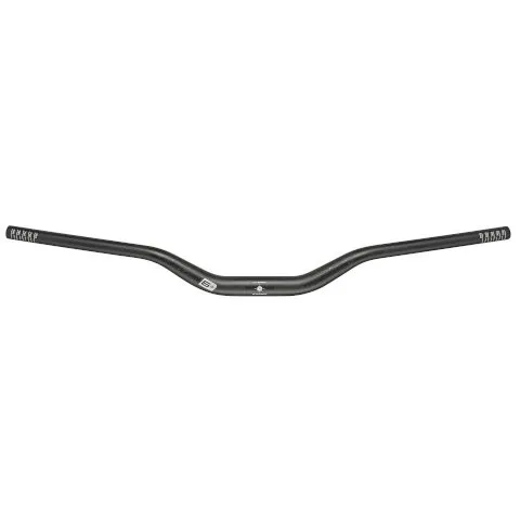 ERGOTEC MTB Lenker Riser Bar 50 schwarz - Fahrradlenker mit erhöhter Griffposition für mehr Komfort und bessere Kontrolle beim Mountainbiken.
