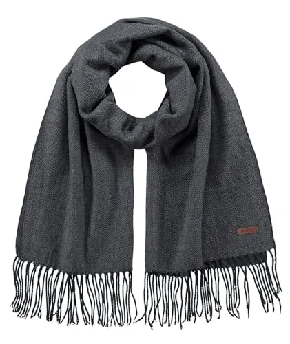 Barts Herren Schal Soho 0592 Navy 03 - Stylischer Schal für Herren, modernes Design mit kleinem Logo, perfekt für kalte Tage und vielseitig kombinierbar.