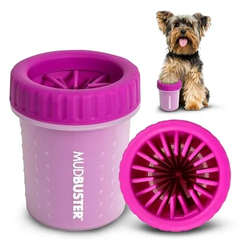Dexas MudBuster Hundepfotenreiniger, tragbar, Small, fuchsia