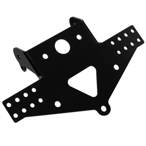 Kennzeichenhalteplatte klein für Niederlande, Belgien und Schweiz - Robuste und pulverbeschichtete Kennzeichenhalterung für eine einfache Montage. Ideal für Motorräder und Fahrzeuge. Hergestellt in Deutschland mit geprüfter Qualität.