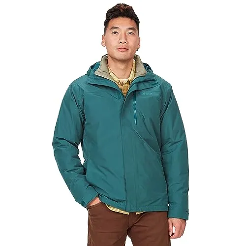 Marmot Herren Ramble Component Jacket - Funktionsjacke mit 3-in-1 Design, wasserdicht und atmungsaktiv. Ideal für Wanderungen, bietet sie zuverlässige Wärme und Schutz bei Wind und Nässe.