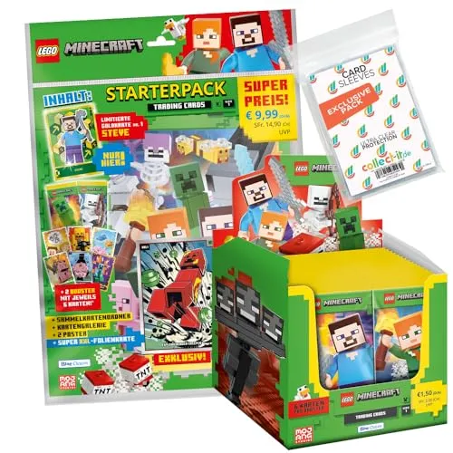Lego Minecraft Serie 1 Trading Cards Bundle