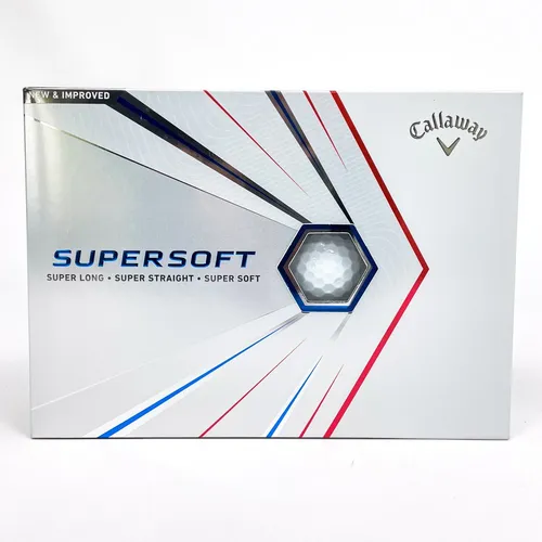 Callaway Supersoft Golfball, 12 Stück, Weiß