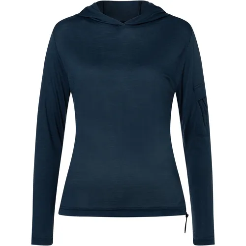 Super.Natural W Relax Light Pocket Hoodie blueberry (W01) M von super.natural