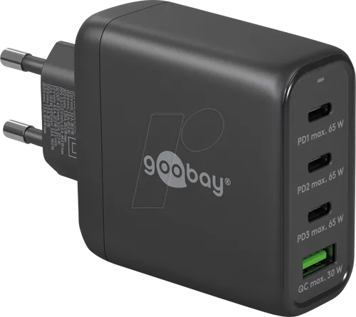 USB-C™ PD Multiport-Schnellladegerät (68 W) schwarz