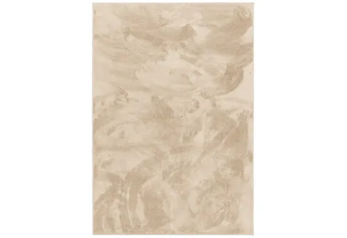 Pergamon Hochflor Teppich, Beige, 80x150 cm - Hochflor-Teppich mit rutschfester Unterseite für sicheren Halt. Ideal zur Aufwertung Ihrer Räume mit Stil und Komfort. Pflegeleicht und strapazierfähig – perfekt für jeden Wohnbereich.