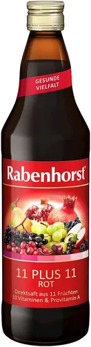 MULTIFRUCHTSAFT (ROT) MULTIVITAMIN 11 PLUS 11 NFC 750 ml - RABENHORST
