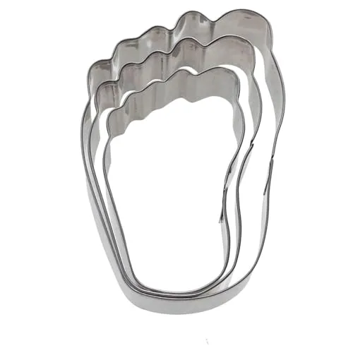 Westmark Ausstechformen-Set Käsefüße, 3-tlg. aus Edelstahl