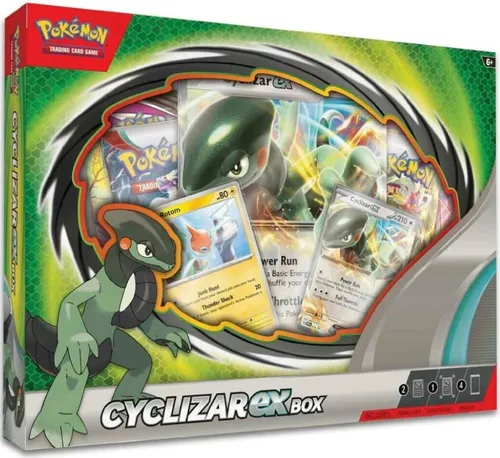 Pokémon - Cyclizar ex Collection - EN - Gesellschaftsspiele: Enthält die exklusive Cyclizar ex Folienkarte und 4 Booster-Packs, ideal für Pokémon TCG-Fans zur Erweiterung ihrer Sammlung!