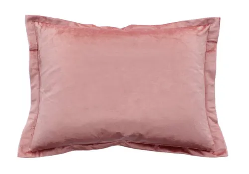 Haus und Deko Kissenbezug Kissenbezug Samt weich mit 2 cm Steg Kissenhülle Plüsch Deko Kissen, (1 Stück)