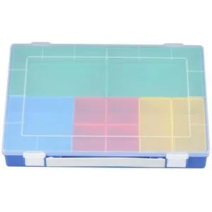 Hünersdorff Sortimentskasten PP-PREMIUM, 600600, 33,5 x 5,5 x 22,5cm, Kunststoff, mit 9 Fächern