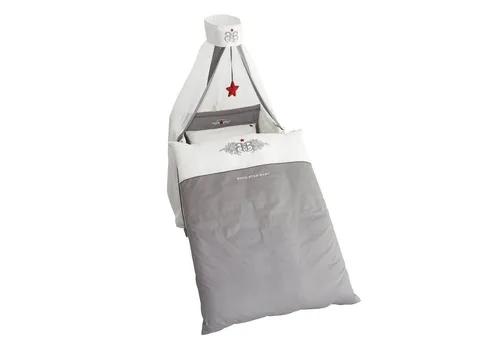 roba® Kinderbettwäsche Rock Star Baby 1 - Bettwäsche Set 100 x 135 cm aus 100% Baumwolle, mit coolem Rock Star Design, ideal für kleine Abenteurer und sorgt für süße Träume.