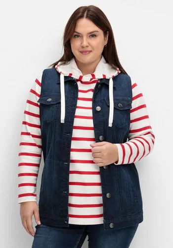 Sheego Jeansweste in Blau von sheego