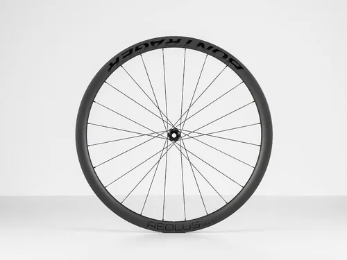 Bontrager Aeolus Pro 37 TLR Disc Carbon Rennrad Vorderrad schwarz Unisex