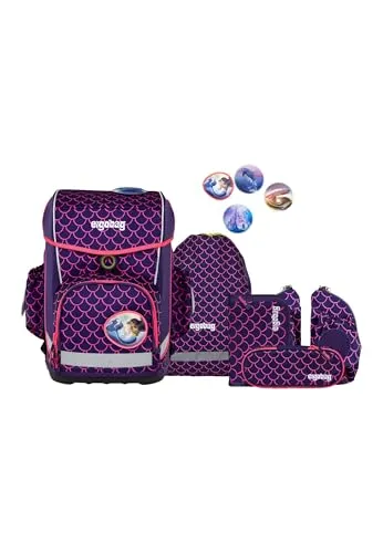 ergobag cubo Light Set in lila von ergobag