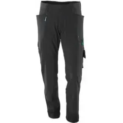 Mascot Hose, Stretchstoff, geringes Gewicht, Größe 76C56, schwarz - Arbeitshose aus leichtem Vier-Wege-Stretchstoff mit wasserabweisendem Finish, ergonomisch geformten Beinen und praktischen Taschen für optimalen Komfort und Funktionalität.