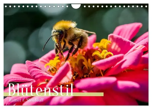 CALVENDO Wandkalender Blütenstil 2026 - Wandkalender im DIN A4 Format mit 12 atemberaubenden Blütenbildern, FSC-zertifiziert und umweltfreundlich produziert. Erleben Sie ein ganzes Jahr voller Farben und Freude.