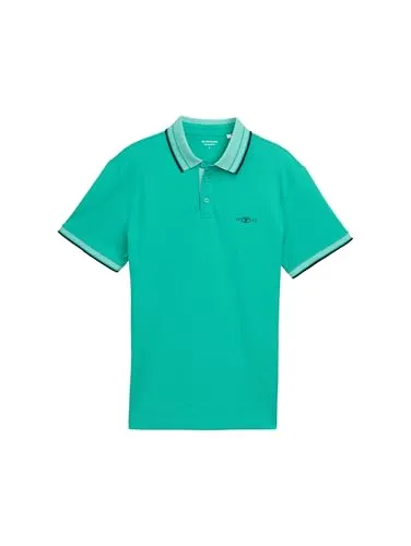 TOM TAILOR Poloshirt Piqué mit Stretch in Grün von Tom Tailor
