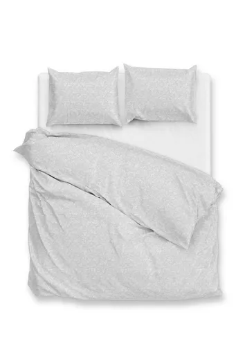 ZO HOME Bettwäsche Petali di Lino Dbo 240 Dove Grey 240x220 - Hochwertige 3-teilige Bettwäsche aus 100% Baumwolle, 240x220 cm, mit Hotelverschluss. Für einen erholsamen Schlaf und stilvolles Ambiente in Ihrem Schlafzimmer.
