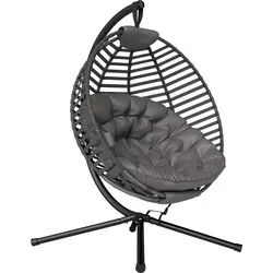 Outsunny Hängesessel Hängestuhl mit Kissen von Outsunny