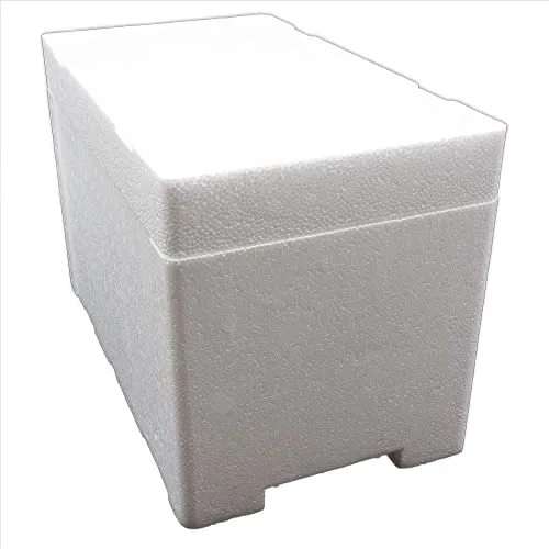 Terra Exotica Styroporbox/Thermobox - 9,0 Liter - 38 x 22 x 24,5 cm/Wandstärke 3 cm - Styrobox