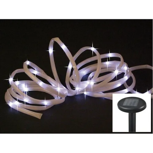 LED Außen Lichtschlauch Solar Panel Partylicht Licht Lichterkette Kette Lichter
