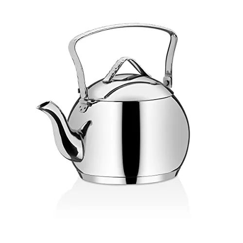 Kaffee- & Teekannen Silber von Korkmaz