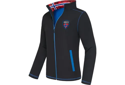 Nebulus Softshelljacke MARQUES für Herren, schwarz-kobalt, L - Stylische Softshelljacke für Herren, ideal für kalte Tage. Mit wasserabweisendem Material, praktischem Reißverschluss und eleganten Details bietet sie Komfort und Stil.