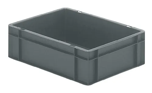 LA KA PE Stapeltransportkasten 400 x 300 x 120 mm grau - TK400/120-0 grau