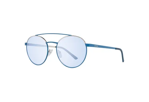 Guess GU3047 84X Herren Sonnenbrille Blau - Sonnenbrille für Herren in Blau, 100% UVA & UVB Schutz, ideal für stilbewusste Männer, die einen sportlichen Look schätzen.