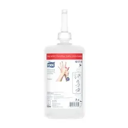 Tork Flüssigseife Dekontamination S1 - Antimikrobielle Handseife - Handseifen (Großmengen) für Lebensmittelindustrie, bakterizid und hautschonend, ideal zur gründlichen Dekontamination ohne Rückstände auf Lebensmitteln.