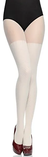 Merry Style Damen Strumpfhose Tida 60 DEN (Ecru, S (32-36))