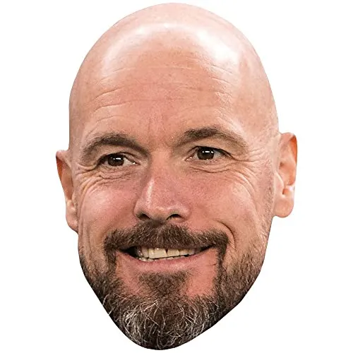Erik Ten Hag (Beard) Maske aus Karton