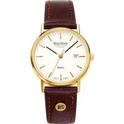 Bruno Söhnle Glashütte Damenuhr 17-33106-241 - Elegante Gold Rondo Armbanduhr - Armbanduhren für Damen, mit hochwertigem Gold-Design und präzisem Uhrwerk für stilvolle Anlässe.