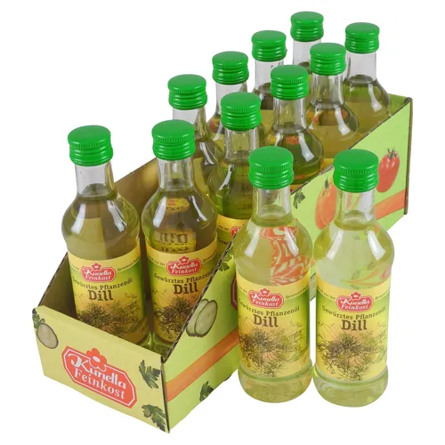 19,16€/1l) Kunella Gewürztes Pflanzenöl Dill 12er Pack (12 Flaschen à 100 ml