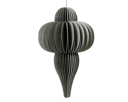 Decoris season decorations Dekofigur Ornament grau 20cm