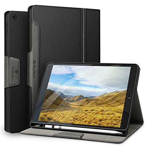 Antbox Hülle für iPad 9./8./7. Generation 10,2 Zoll 2021/2020/2019 Schwarz