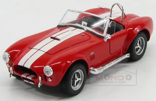 1:24 WELLY Ac Cobra Shelby Cobra 427 Spider 1965 Red White WE24002R Modellbau