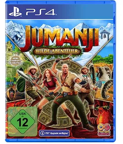 Jumanji Wilde Abenteuer - PS4 - Actionreiches Abenteuer-Spiel für PS4, entdecke geheime Schätze und verbessere deine Heldenfähigkeiten im lokalen Multiplayer für bis zu 4 Spieler.