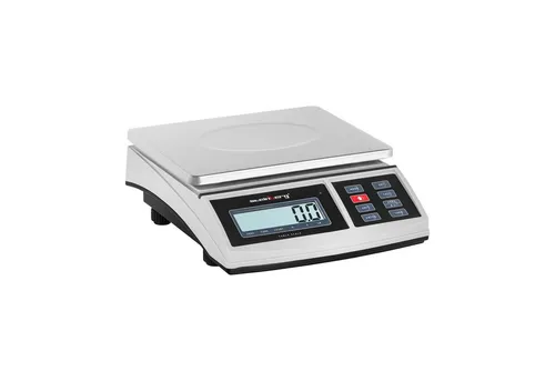 Steinberg Systems Feinwaage SBS-TW-15C - Präzisionswaage 15 kg - Feinwaage - 15 kg / 0,5 g - LCD-Display mit Hintergrundbeleuchtung, ideal für präzises Wiegen in Küche oder Labor, mobiler Betrieb bis zu 100 h dank Akku.