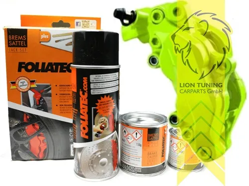 FOLIATEC Bremssattel Lack Set Toxic Green 2177 von FOLIATEC